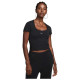 Nike Γυναικεία κοντομάνικη μπλούζα Sportswear Chill Knit Square-Neck Top